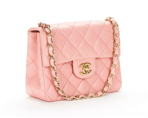 chanel vintage pink mini flap|Chanel mini flap bag rectangular.